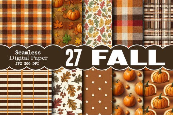 Download Fall SEAMLESS Digital Pattern - Pattern Collection