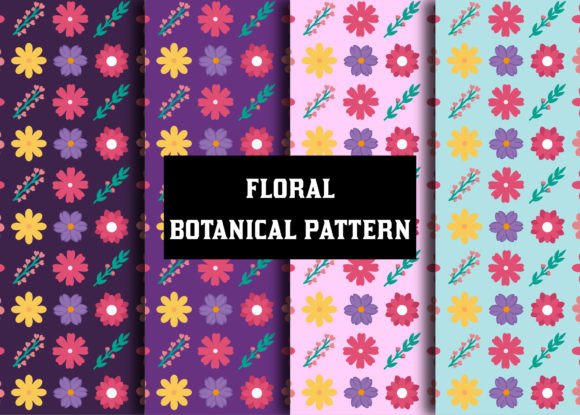 Download Floral Digital Paper Botanical Patterns - Pattern Collection