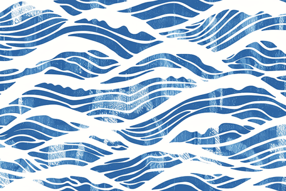 Download Abstract Ocean Waves Seamless Pattern - Pattern Collection