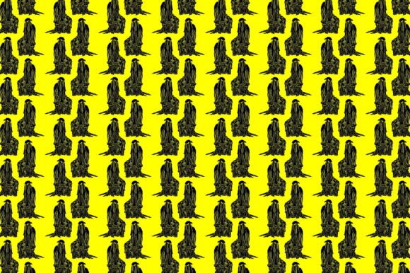 Download Sitting Grim Reaper Silhouette Pattern - Pattern Collection