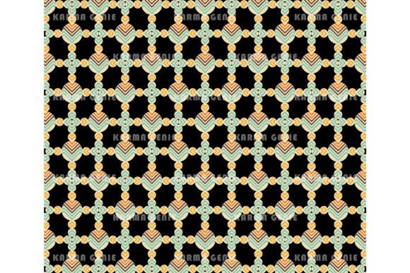 Download Retro 70s Vintage Colorful Grid Pattern - Pattern Collection