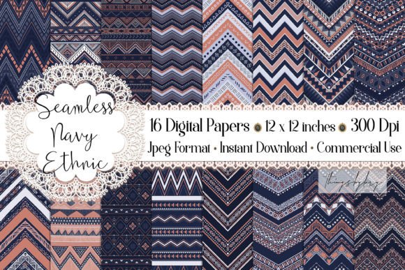 Download Seamless Tribal Aztec Boho Patterns - Pattern Collection