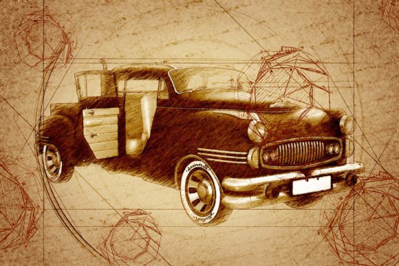 Download Vintage Truck Printable Graphics Pack 19 - Pack Collection