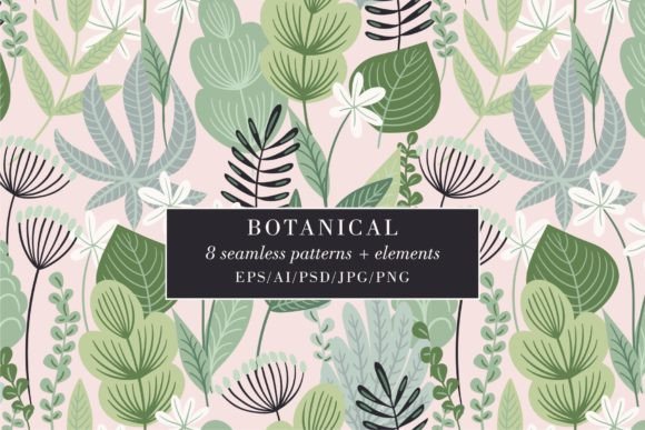 Download Botanical Patterns &amp; Elements - Pattern Collection