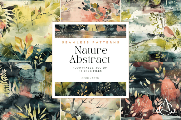Download Nature Abstract Seamless Patterns - Pattern Collection