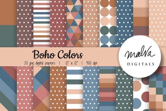 Download Dark Boho Colors Geometric Patterns - Pattern Collection