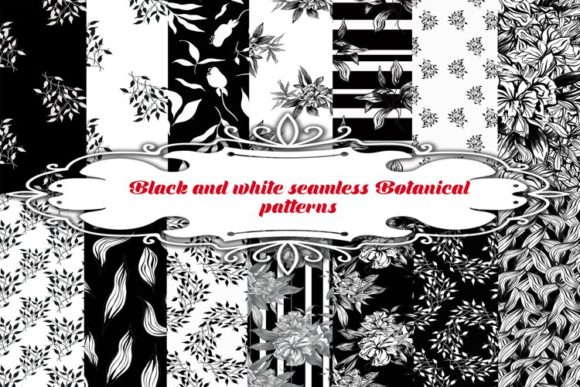 Download Scandinavian Botanical Patterns - Pattern Collection