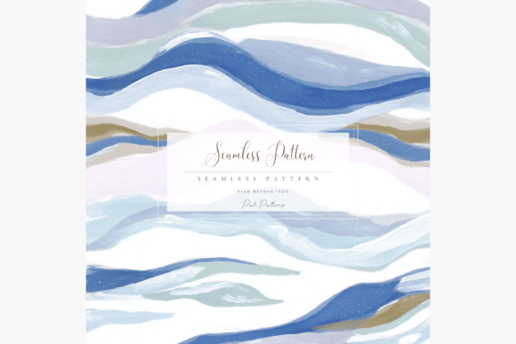 Download Ocean Waves Seamless Pattern PNG for Kids &amp; Holidays - Pattern Collection