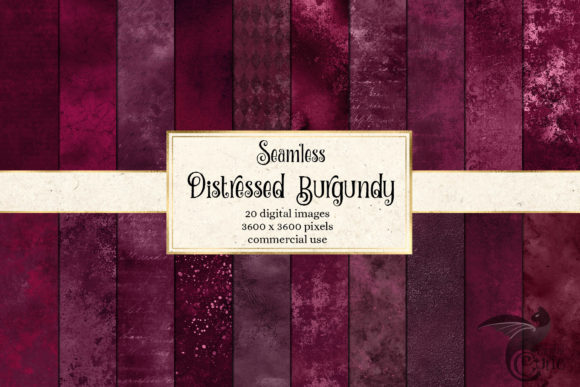 Download Seamless Distressed Burgundy Textures - Burgundy Collection